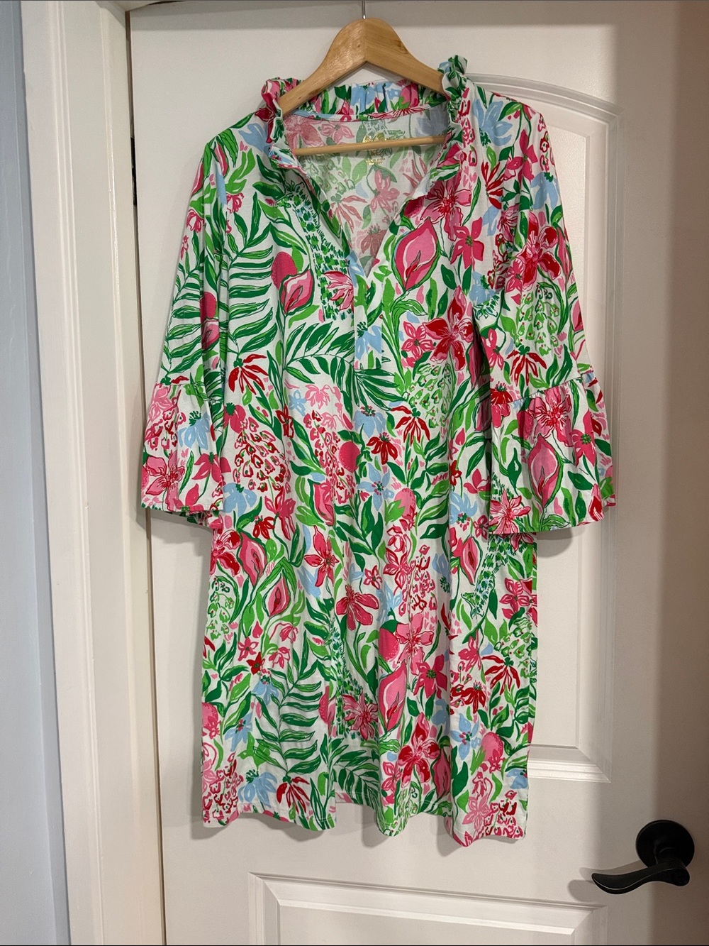 Lilly Pulitzer Multi Floral Hayes Dress Summer Party Wedding Beach Vacation bbq